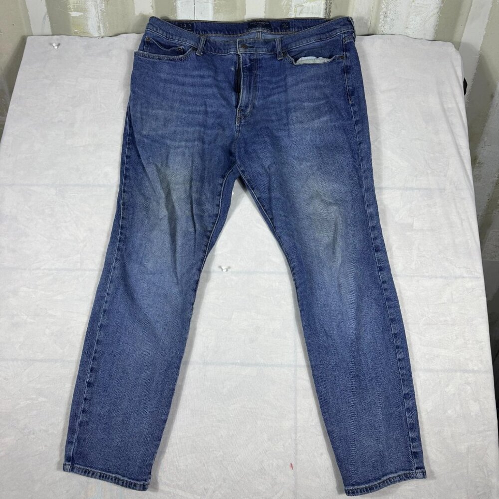Lucky Brand 121 Slim Fit Straight Leg Jeans Mens Blue Denim 5-Pocket Size 40x30